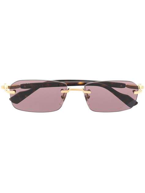 gucci bee glasses frames|gucci rimless glasses for women.